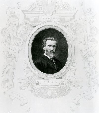 Music Cover Sheet for Aida by Giuseppe Verdi by Unbekannt Unbekannt